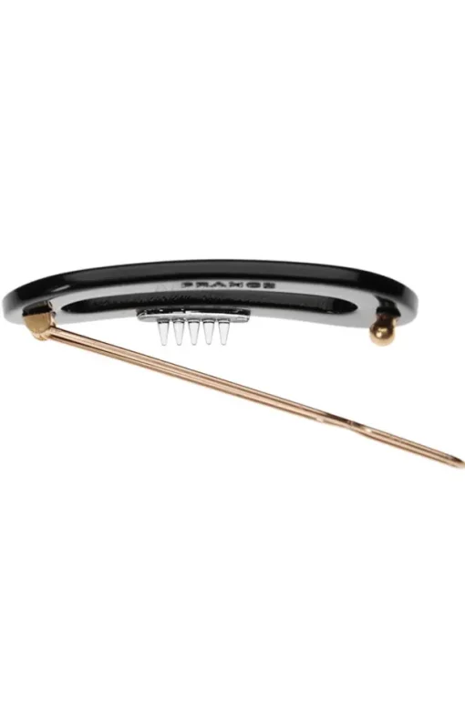 Mini Oval Tige Boule Barrette - Classic