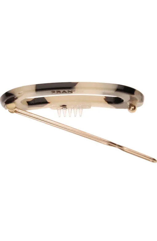 Mini Oval Tige Boule Barrette - Classic