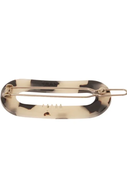 Mini Oval Tige Boule Barrette - Classic