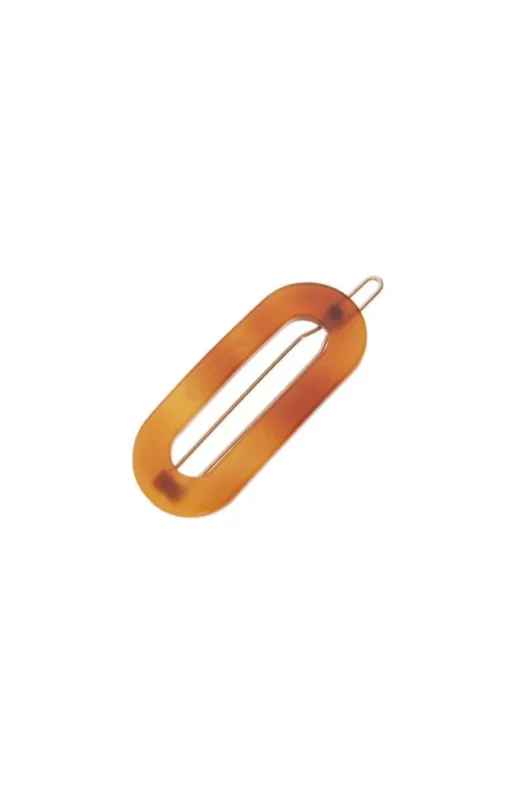 Mini Oval Tige Boule Barrette - Classic