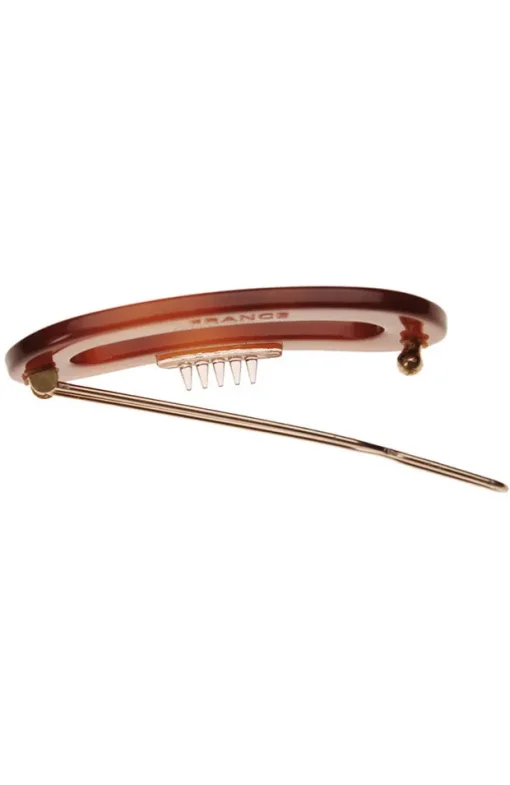 Mini Oval Tige Boule Barrette - Classic