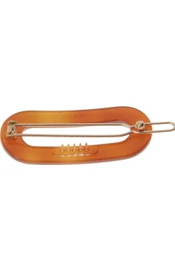 Mini Oval Tige Boule Barrette - Classic