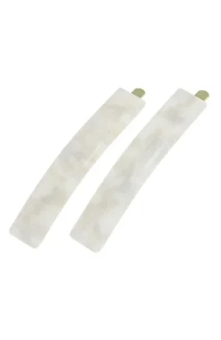 Mod Bobby Pin Pair - Coconut Milk