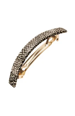 Narrow Rectangle Volume Barrette - Classic