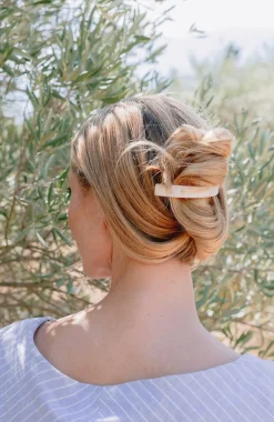 Narrow Rectangle Volume Barrette - Classic