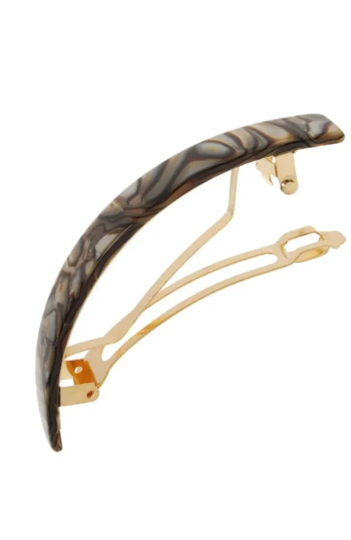 Narrow Rectangle Volume Barrette - Classic