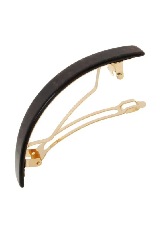 Narrow Rectangle Volume Barrette - Classic