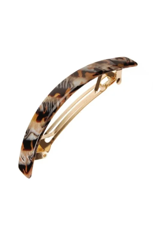 Narrow Rectangle Volume Barrette - Classic