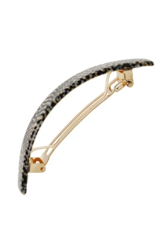 Narrow Rectangle Volume Barrette - Classic