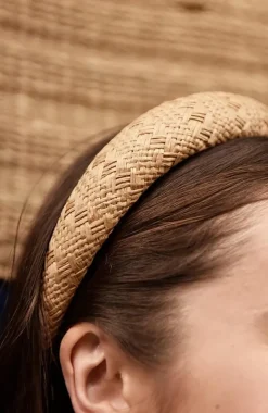 Padded Straw Headband
