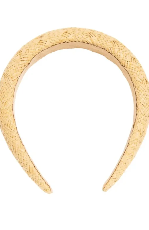 Padded Straw Headband