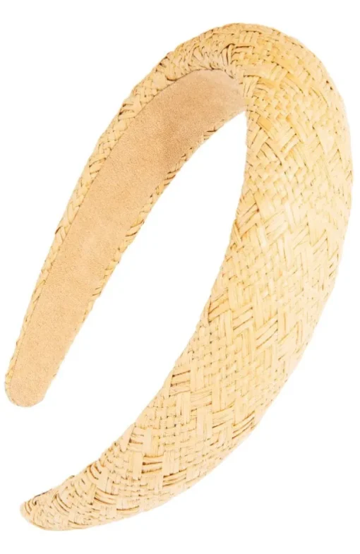 Padded Straw Headband
