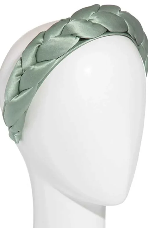 1 1/2" Braided Headband - Silk Charmeuse