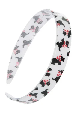 3/4" Headband - Scottie Dog