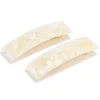 Rectangle Barrette Pair - Pavlova