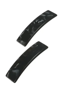 Rectangle Barrette Pair - Classic