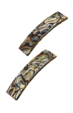 Rectangle Barrette Pair - Classic