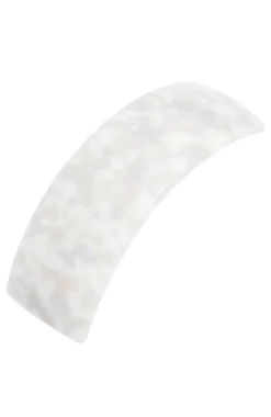 Rectangle Volume Barrette - Coconut Milk