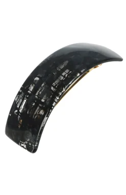 Rectangle Volume Barrette - Misty