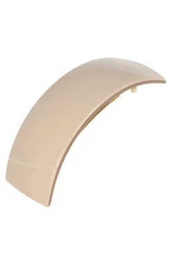 Rectangle Volume Barrette - Cappuccino