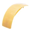 Rectangle Volume Barrette - Straw