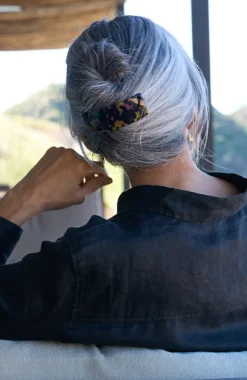 Rectangle Volume Barrette - Rainbow Tokyo