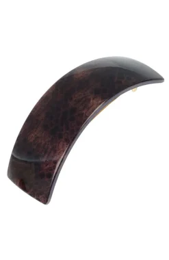 Rectangle Volume Barrette - Aztec