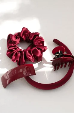 Rectangle Volume Barrette - Solid