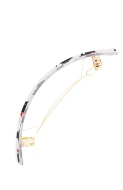 Rectangle Volume Barrette - Scottie Dog