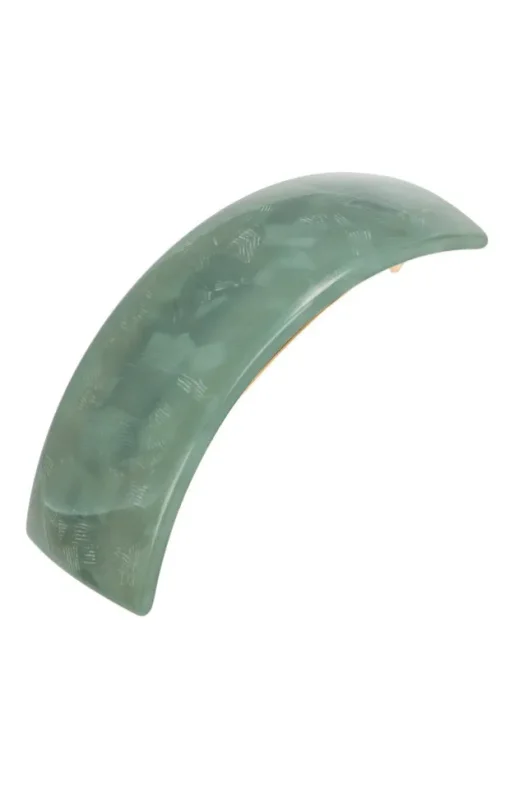 Rectangle Volume Barrette - Pavlova Pastel