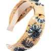 Santorini Beaded Straw Headband