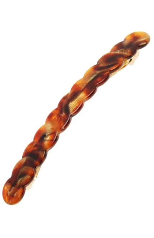 Scalloped Long and Skinny Barrette - Classic