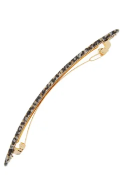 Scalloped Long and Skinny Barrette - Classic
