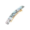 Small Luxury Rectangle Barrette - Classic