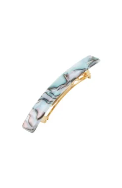 Small Luxury Rectangle Barrette - Classic