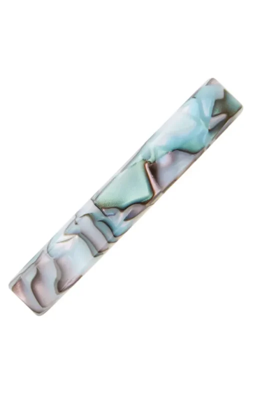 Small Luxury Rectangle Barrette - Classic