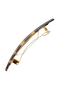 Small Luxury Rectangle Barrette - Classic