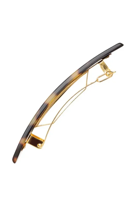 Small Luxury Rectangle Barrette - Classic