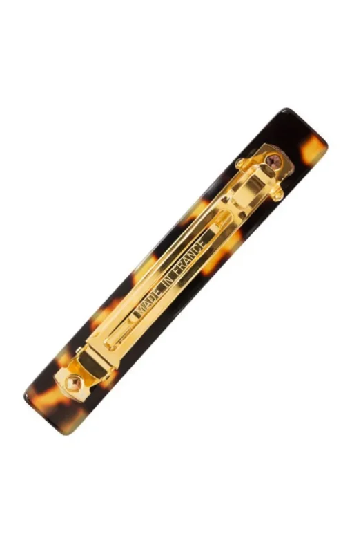 Small Luxury Rectangle Barrette - Classic