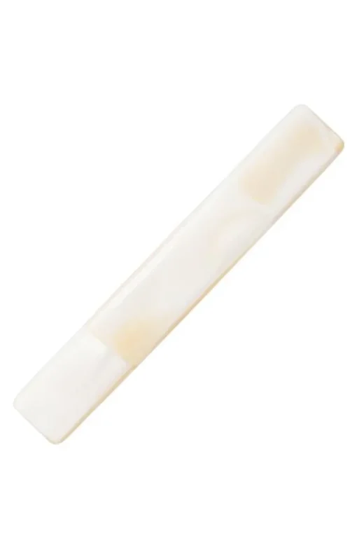Small Luxury Rectangle Barrette - Classic