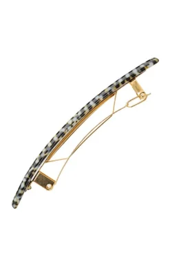 Small Luxury Rectangle Barrette - Classic