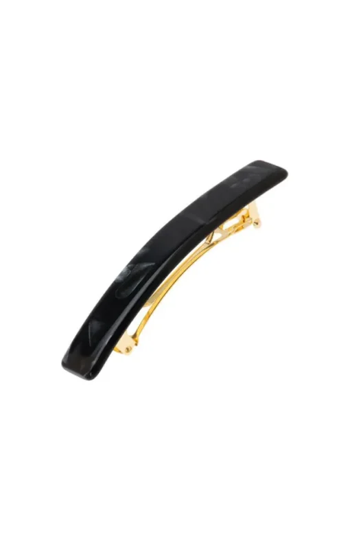 Small Luxury Rectangle Barrette - Classic