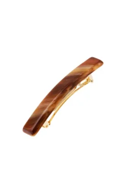Small Luxury Rectangle Barrette - Classic