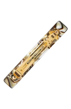 Small Luxury Rectangle Barrette - Classic