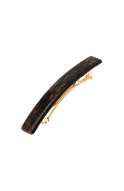 Small Luxury Rectangle Barrette - Classic