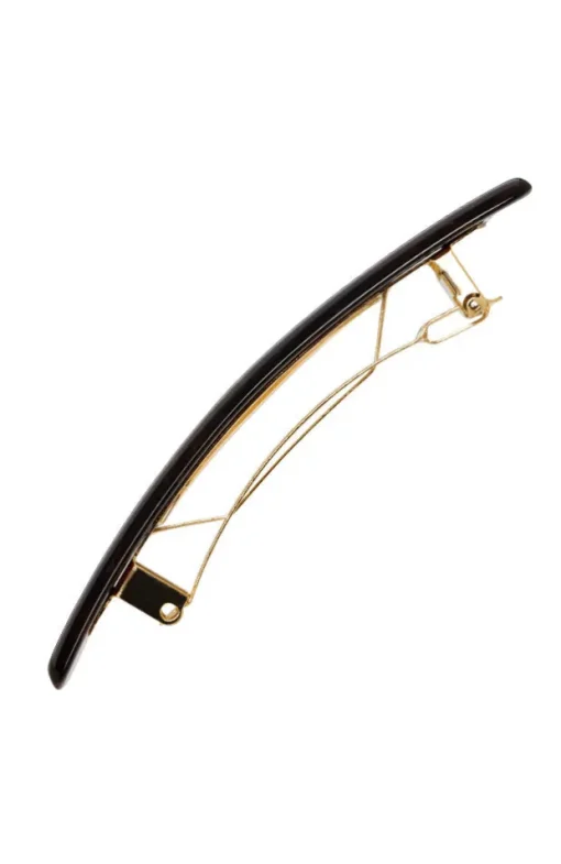 Small Luxury Rectangle Barrette - Classic