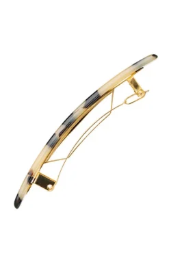 Small Luxury Rectangle Barrette - Classic