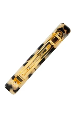 Small Luxury Rectangle Barrette - Classic