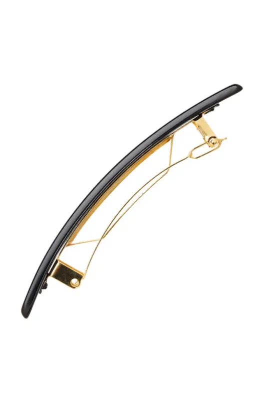 Small Luxury Rectangle Barrette - Classic