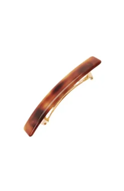Small Luxury Rectangle Barrette - Classic